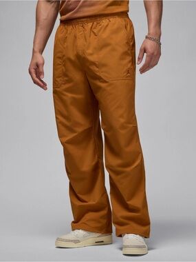 Air Jordan Nike Men’s Small Essential Cognac Brown Athletic Pants